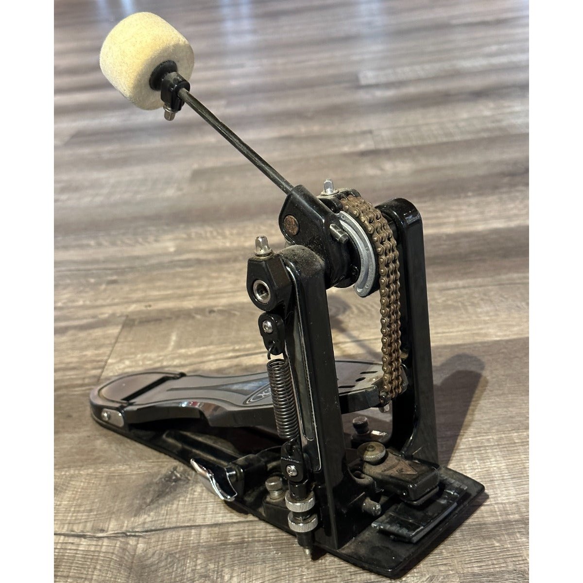 Used Mapex Falcon Dual Chain Single Bass Drum Pedal w/Bag
