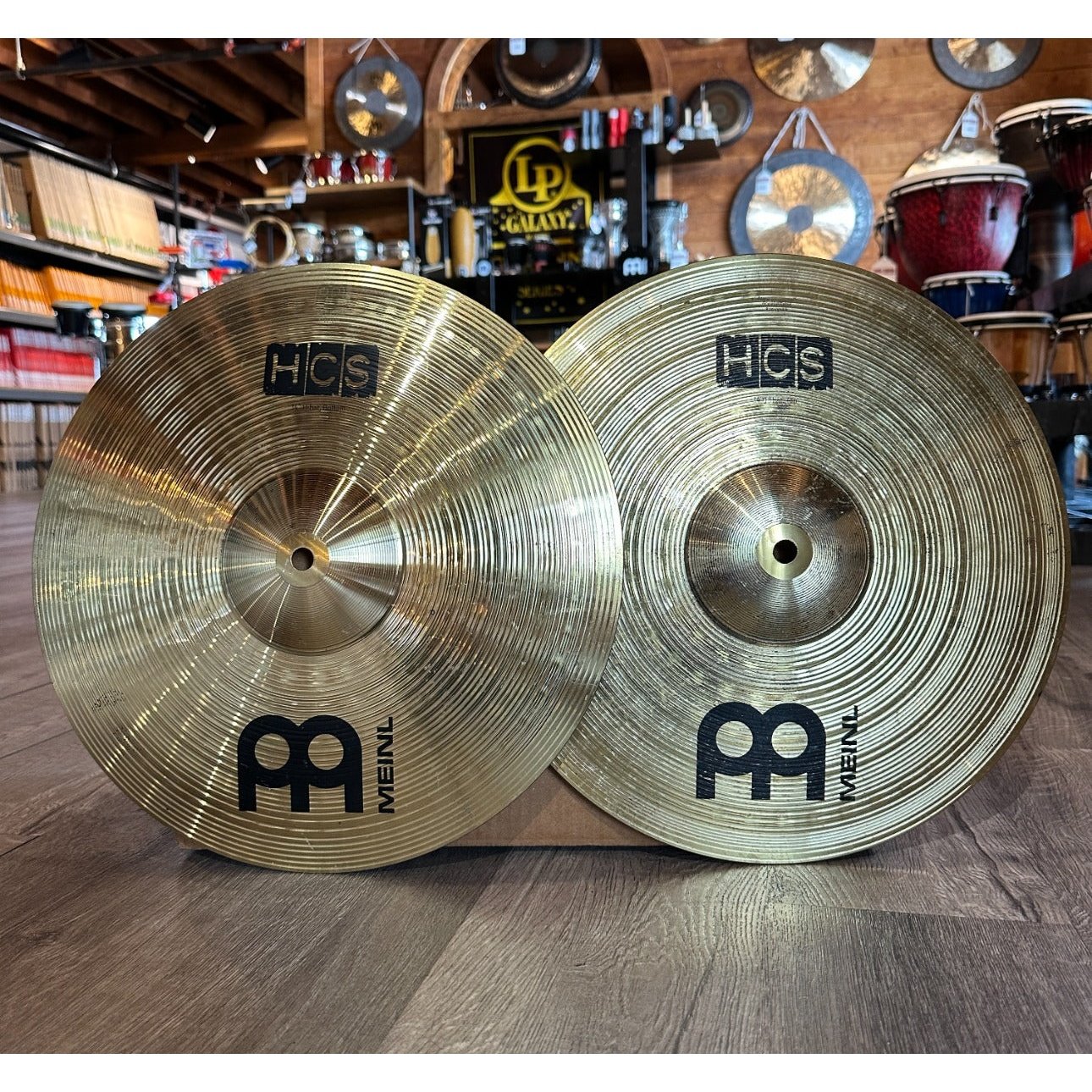 Used Meinl HCS Hi Hat Cymbals 14"