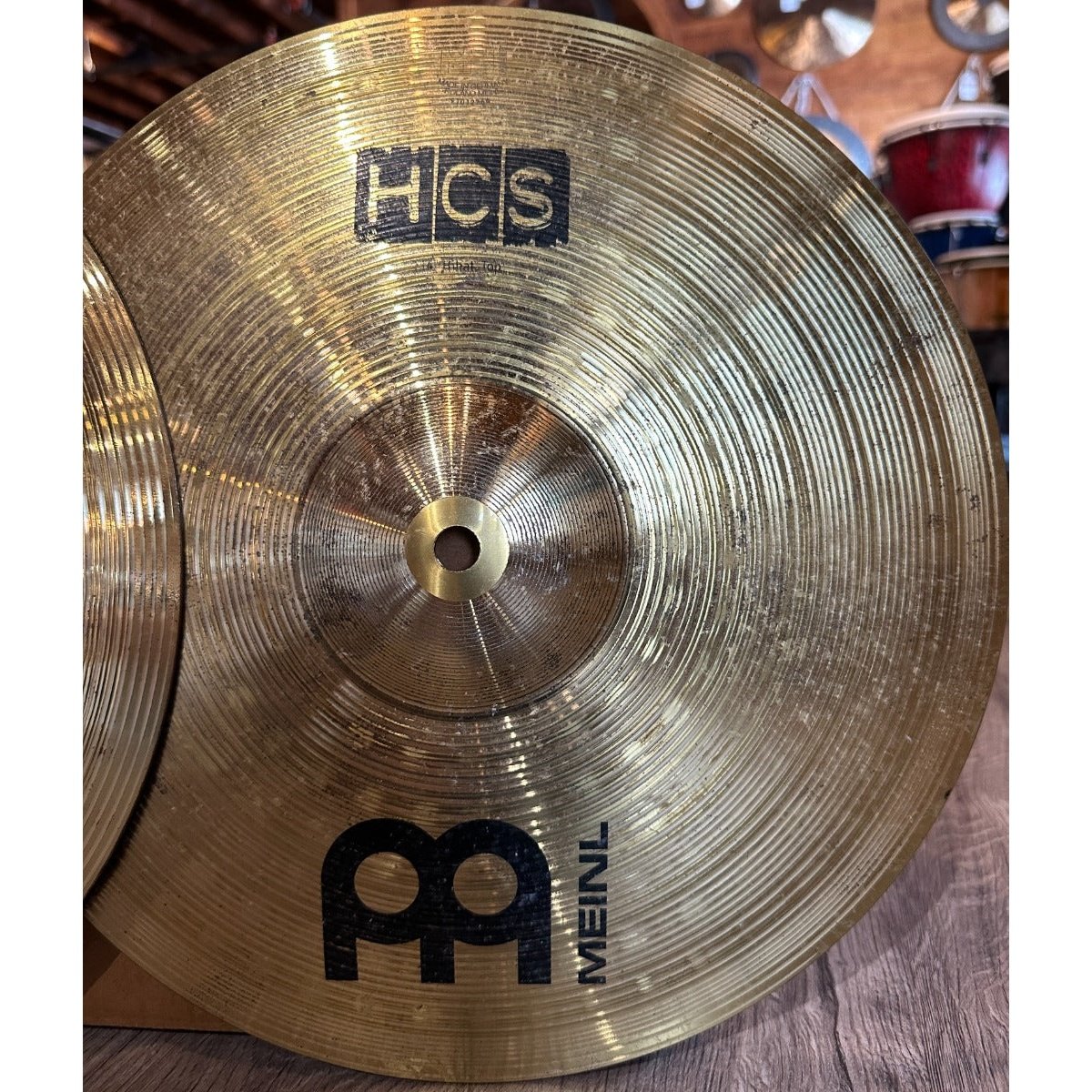 Used Meinl HCS Hi Hat Cymbals 14"