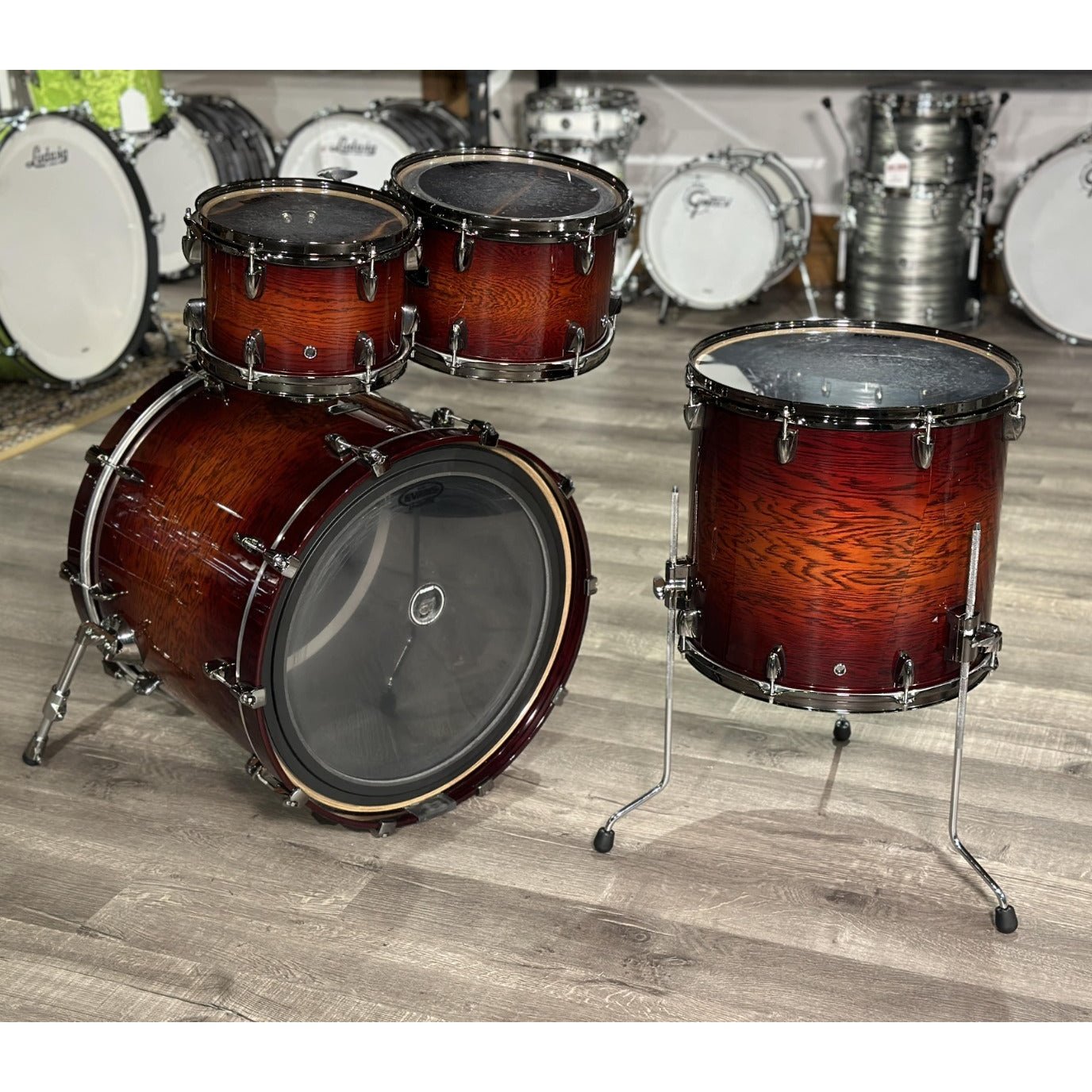 Used Yamaha Live Custom Oak 4pc Shadow Sunburst