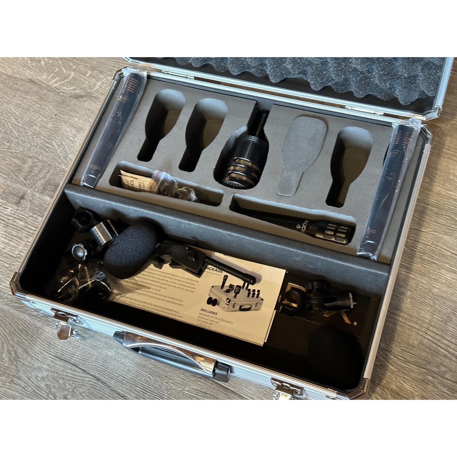 Used Audix DPQUAD Drum Microphone Pack