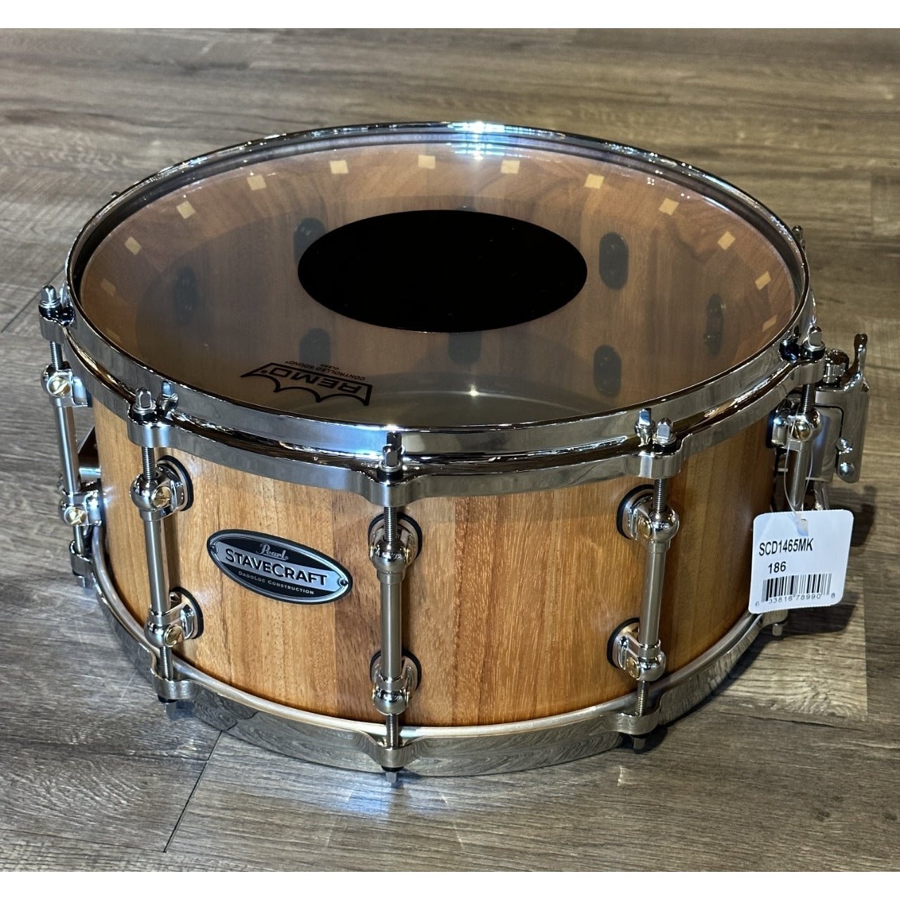 Used Pearl Stavecraft Makha Snare Drum 14x6.5