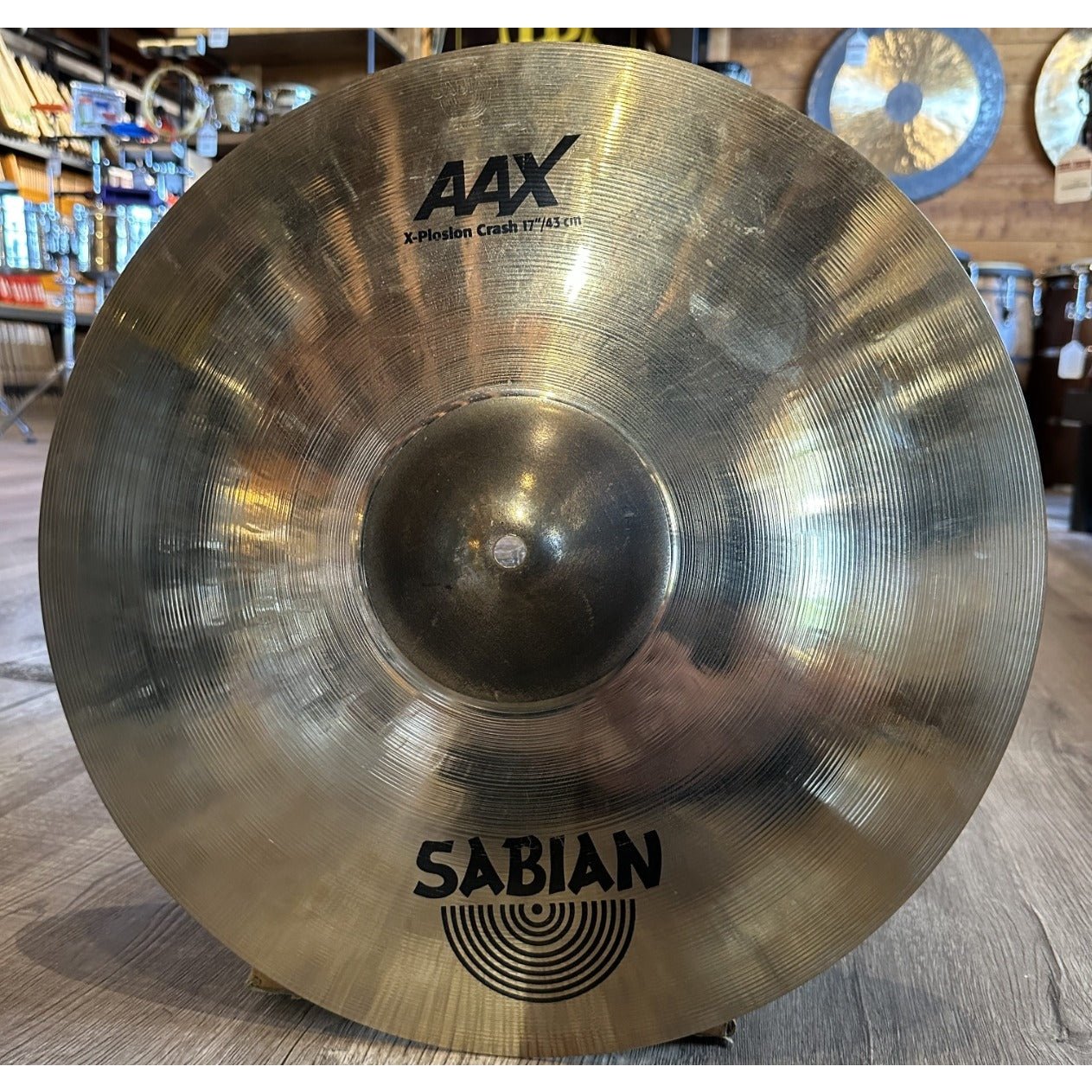 Used Sabian AAX X-Plosion Crash Cymbal 17" Brilliant
