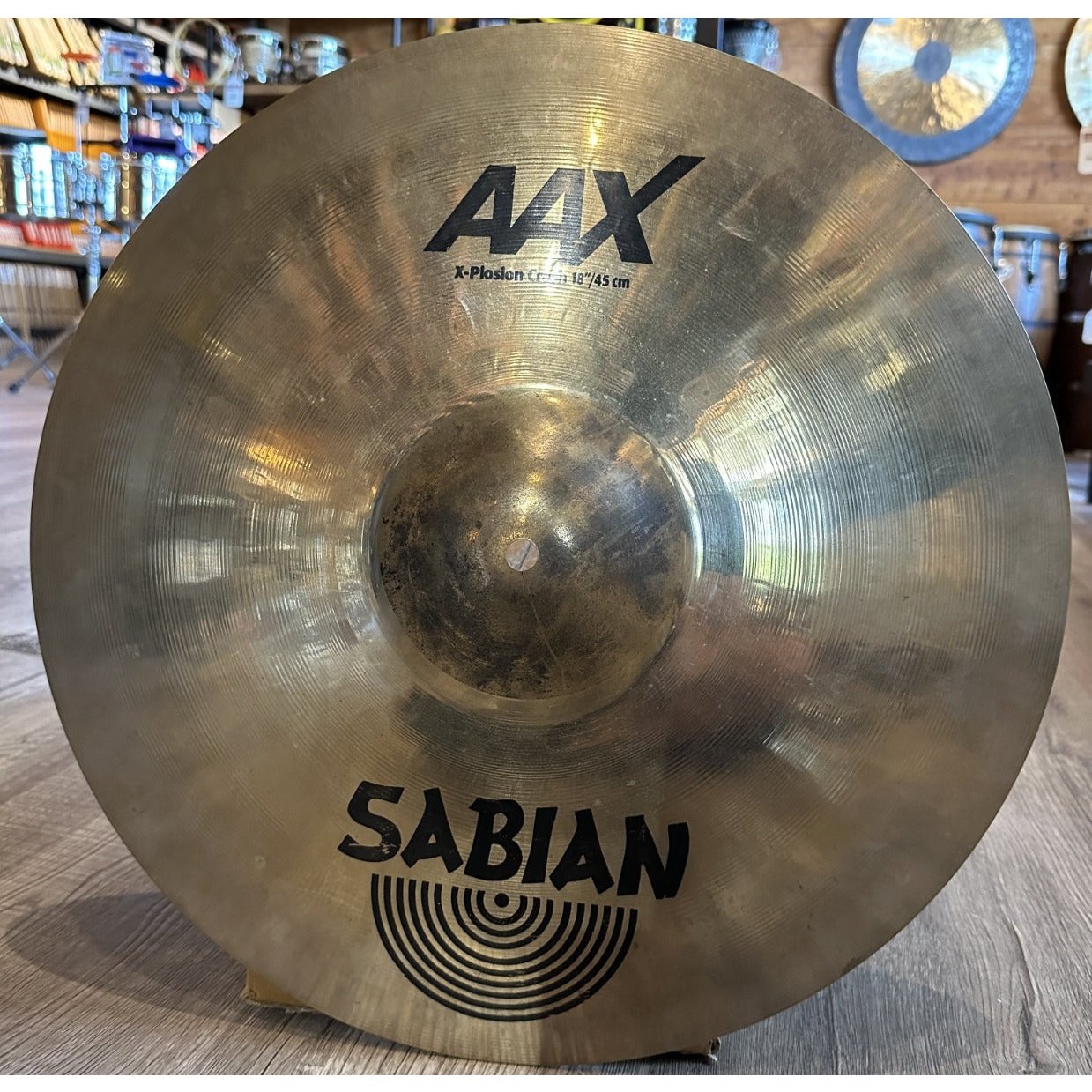 Used Sabian AAX X-Plosion Crash Cymbal 18" Brilliant