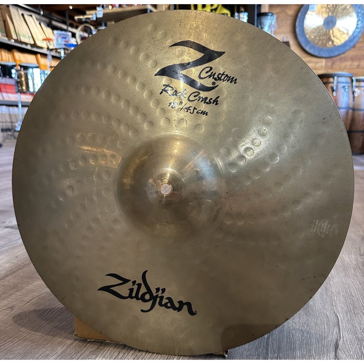 Used Zildjian Z Custom Rock Crash Cymbal 18