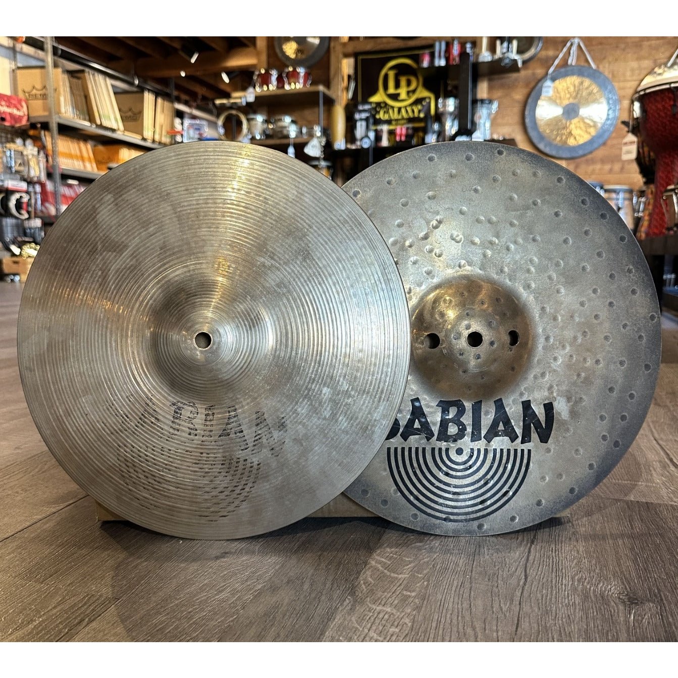 Used Sabian Fusion Hi Hat Cymbals 13"