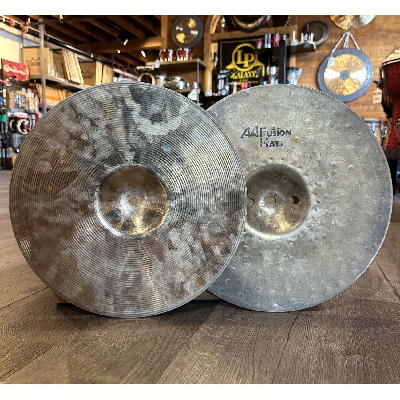 Used Sabian Fusion Hi Hat Cymbals 13"