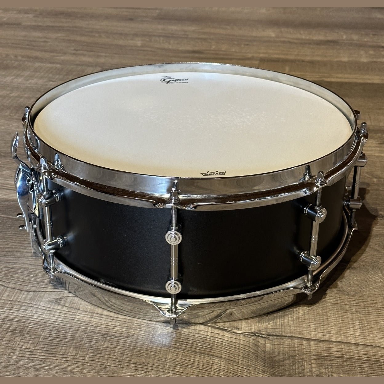 Used Gretsch Brooklyn Standard Snare Drum 14x5.5 Black Satin Metallic