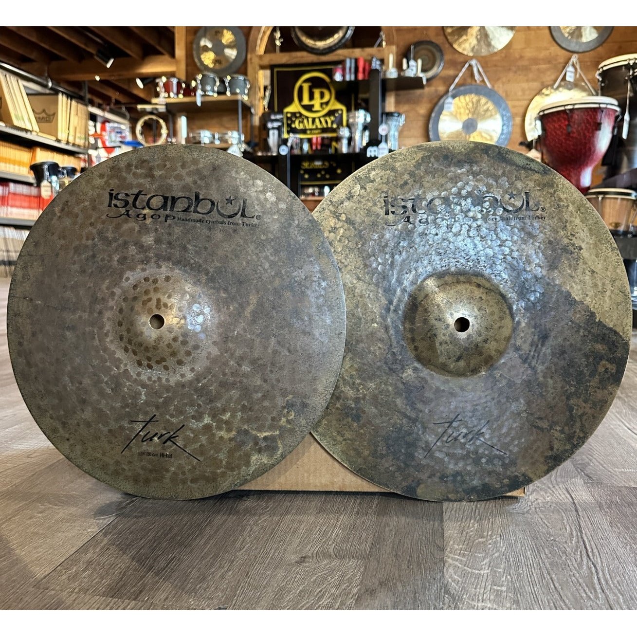 Used Istanbul Agop Turk Hi Hat Cymbals 14