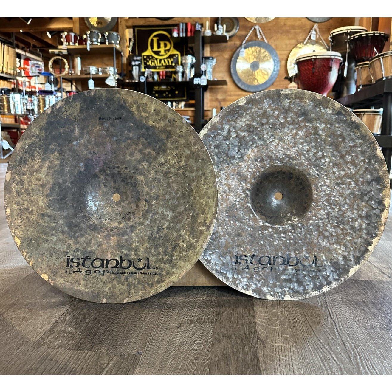 Used Istanbul Agop Turk Hi Hat Cymbals 14