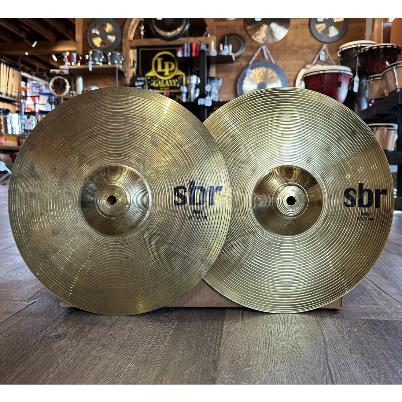 Used Sabian SBR Hi Hat Cymbals 13