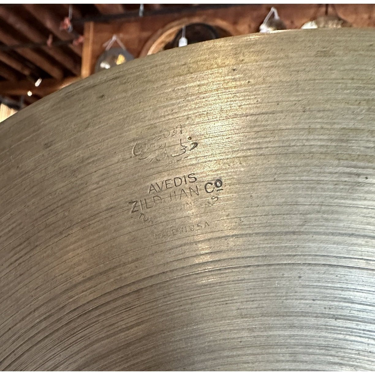 Used Vintage Zildjian Transition Stamp A Crash Cymbal 13 - 556 grams