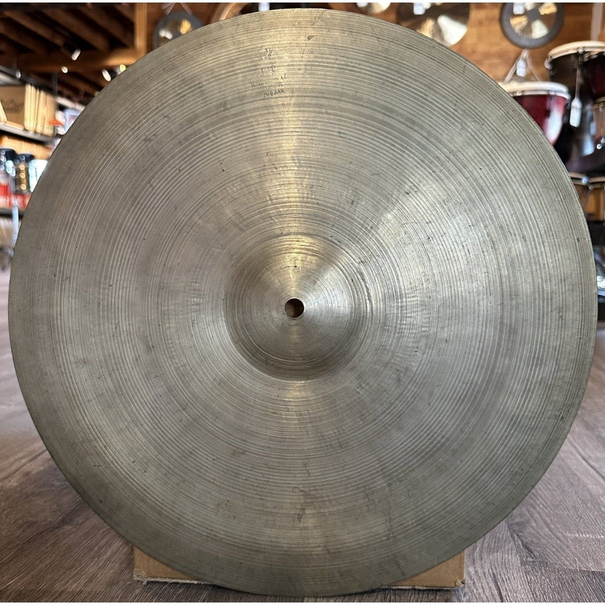 Used Vintage K Istanbul Zildjian Cymbal 15 - 925 grams