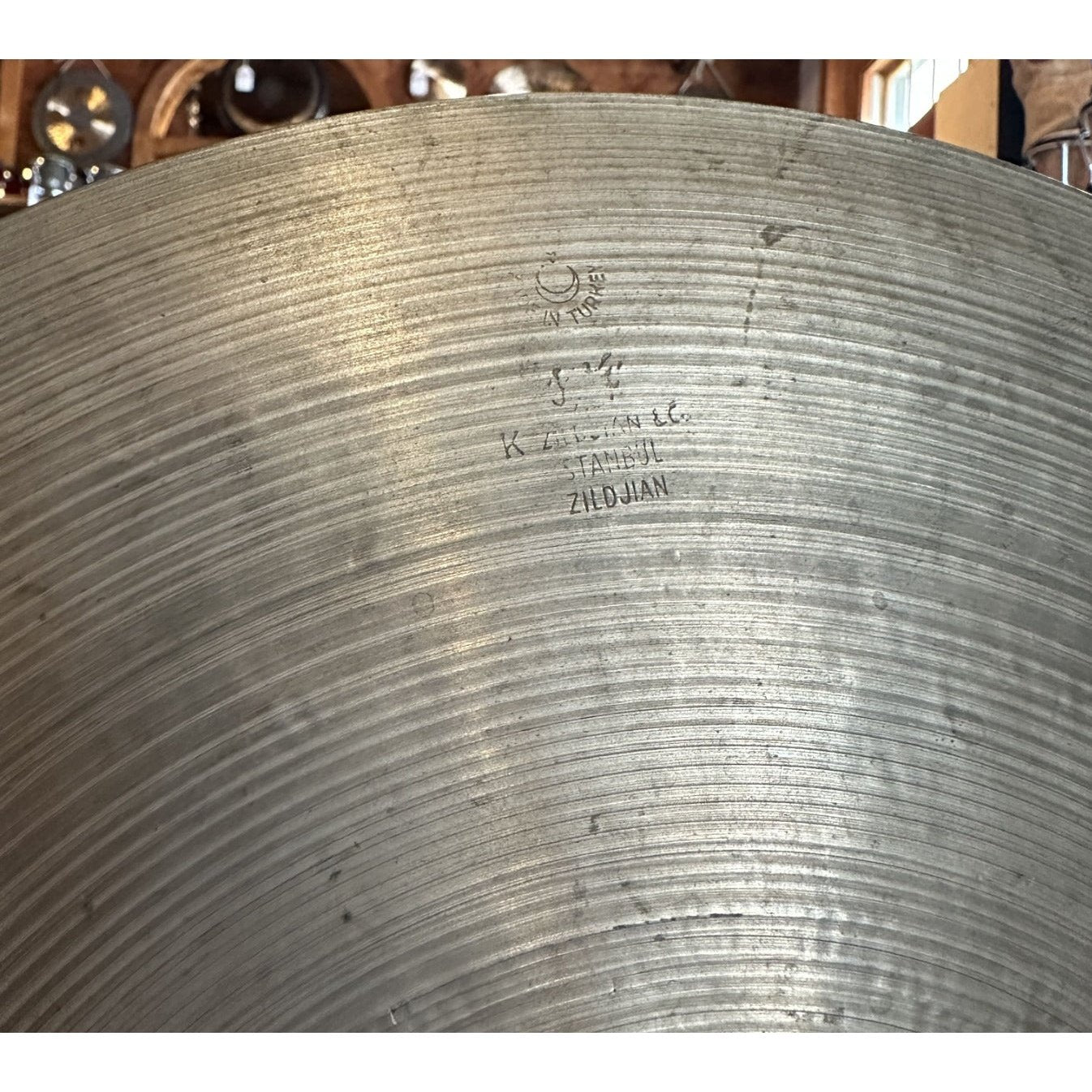 Used Vintage K Istanbul Zildjian Cymbal 15 - 925 grams