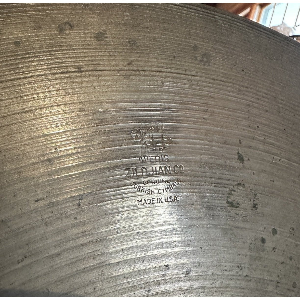 Used Vintage Zildjian 50's A Ride Cymbal 20 - 2500 grams