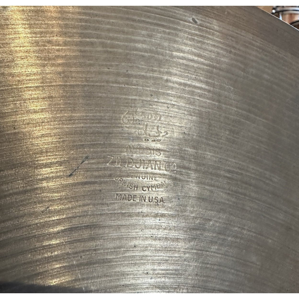 Used Vintage Zildjian A BeBop Ride Cymbal 18 - 1578 grams