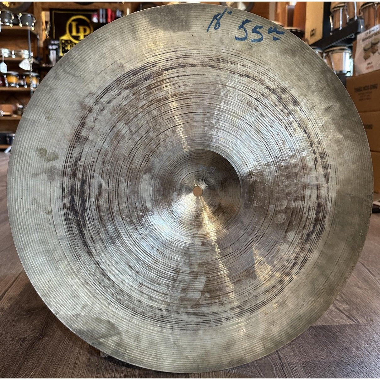 Used Vintage Zildjian A BeBop Ride Cymbal 18 - 1578 grams