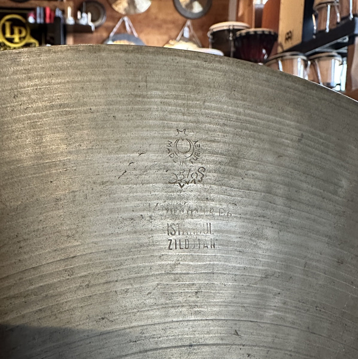 Used Vintage K Istanbul Zildjian Crash Cymbal 16 - 1385 grams