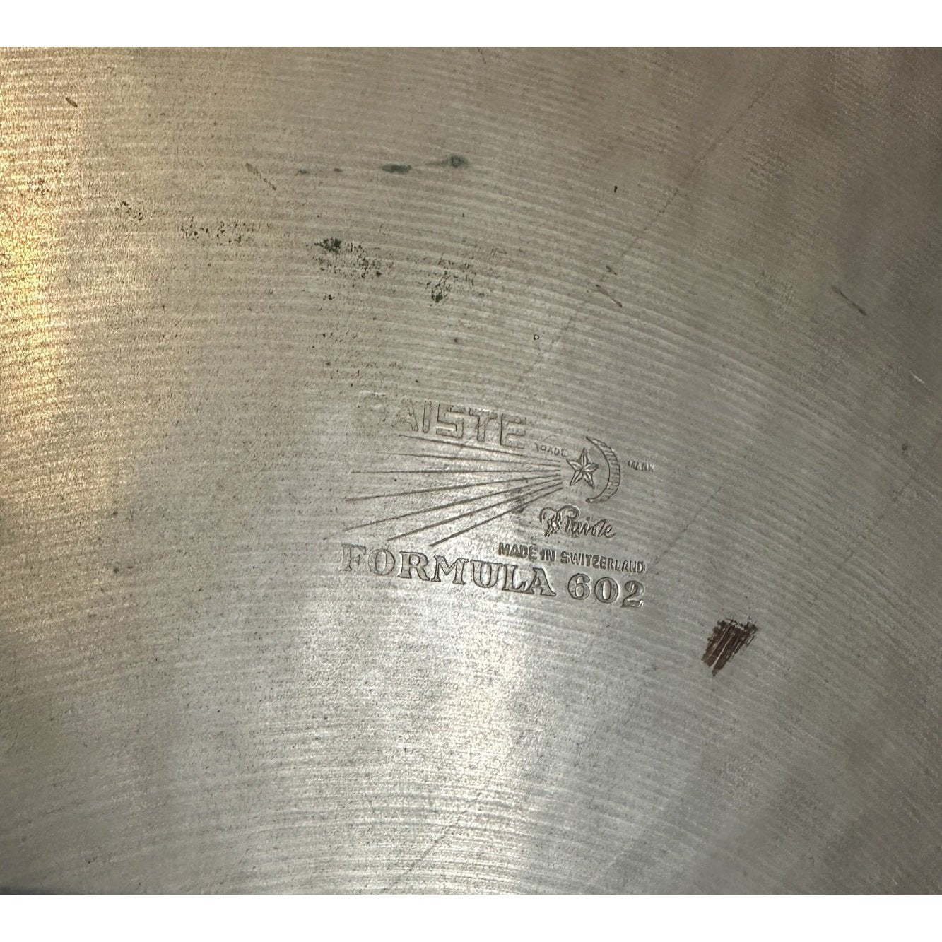 Used Vintage Paiste Formula 602 Sound Edge Cymbal 20 - 2568 grams