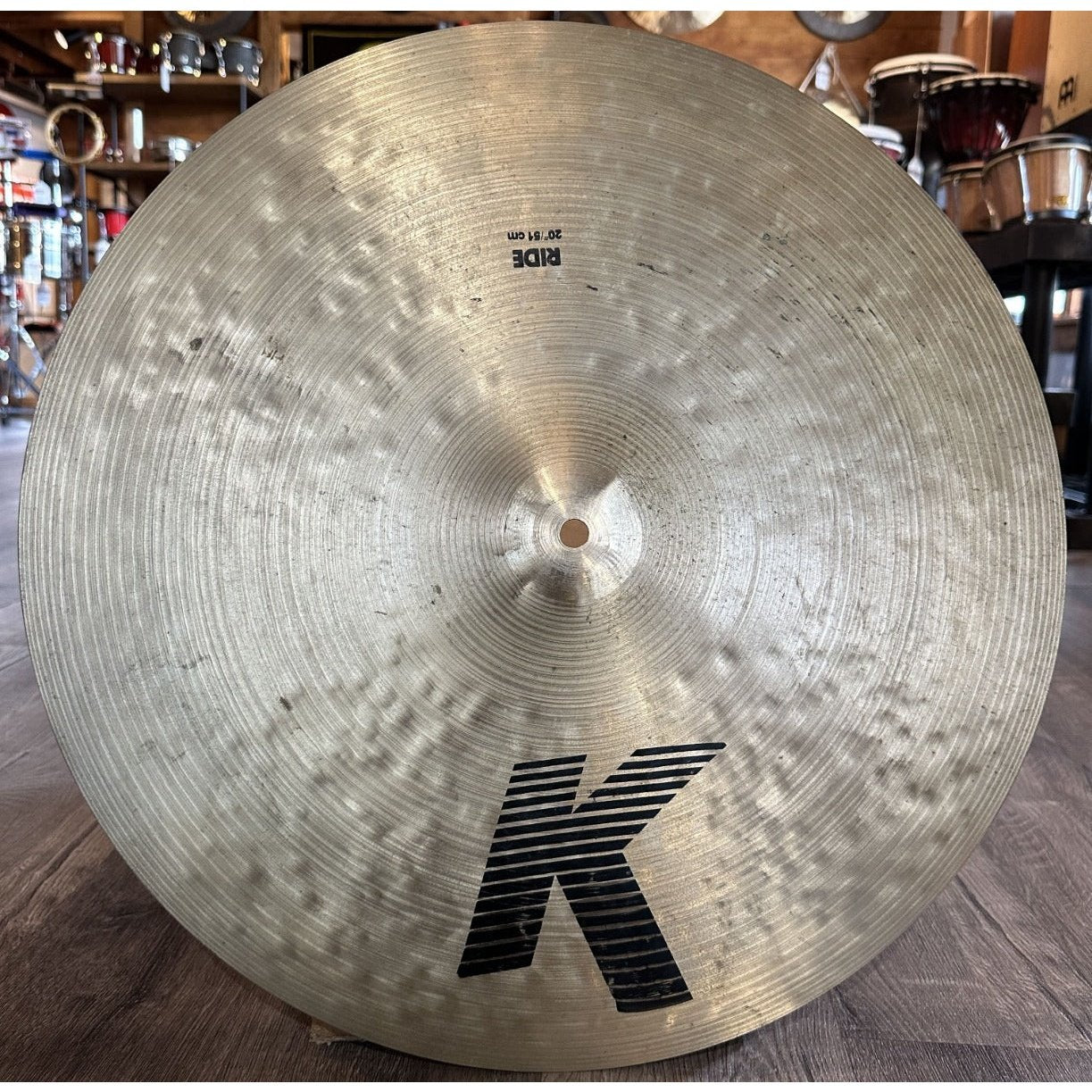 Used Vintage Zildjian Ride Cymbal 20" 2192 grams