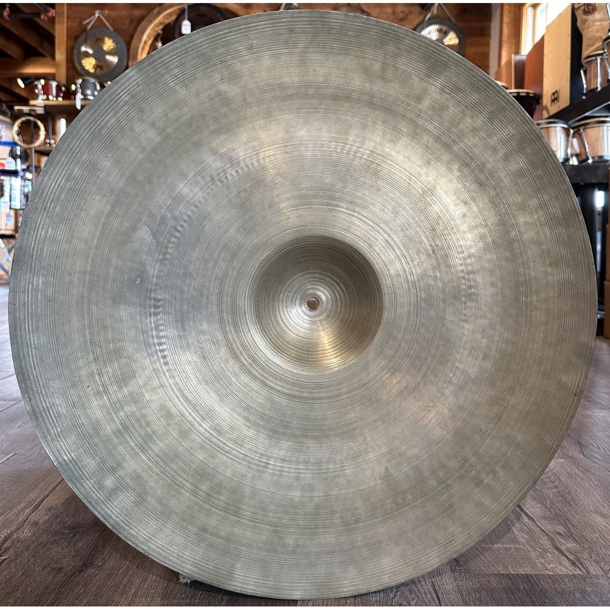 Used Vintage Zildjian Transition Stamp A Ride Cymbal 21 - 1938 grams