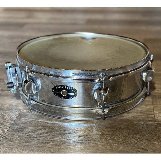 Used Pacific Steel Piccolo Snare Drum 13x4