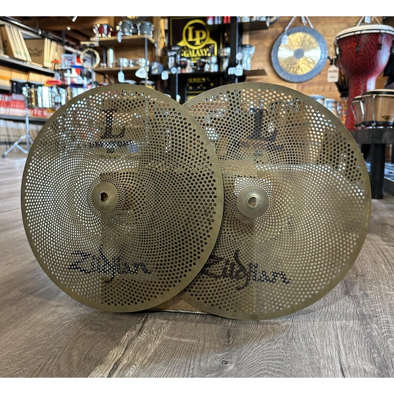 Used Zildjian L80 Low Volume Hi Hat Cymbals 13
