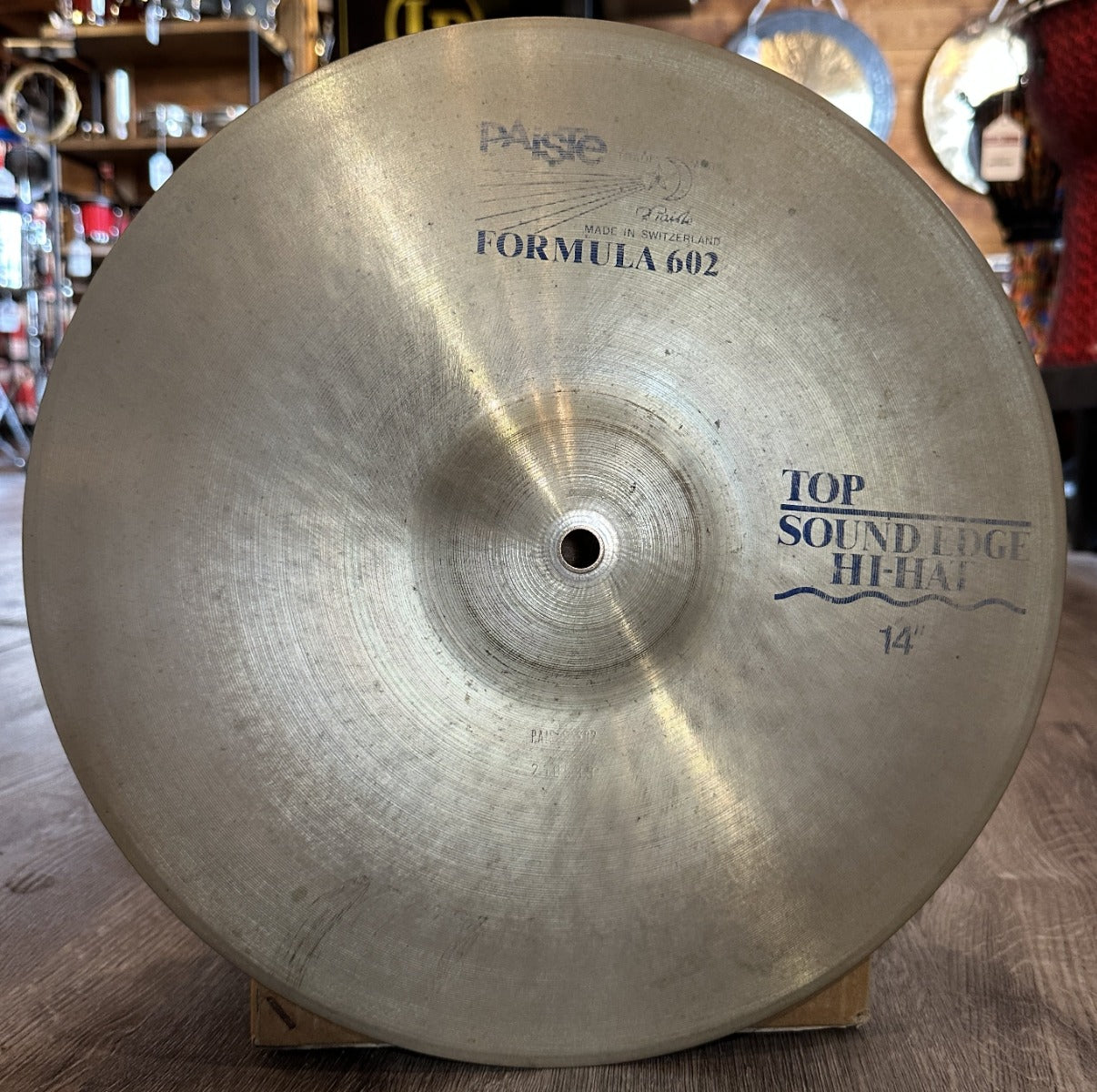 Used Vintage Paiste Formula 602 Blue label Hi Hat Cymbals 14