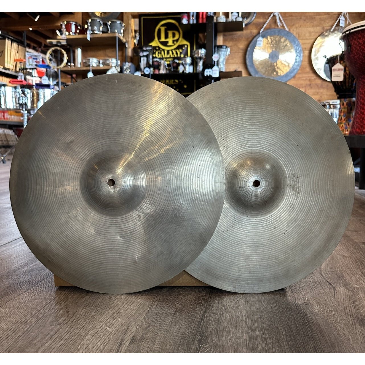 Used Vintage Paiste/Ludwig Standard Hi Hat Cymbals 15