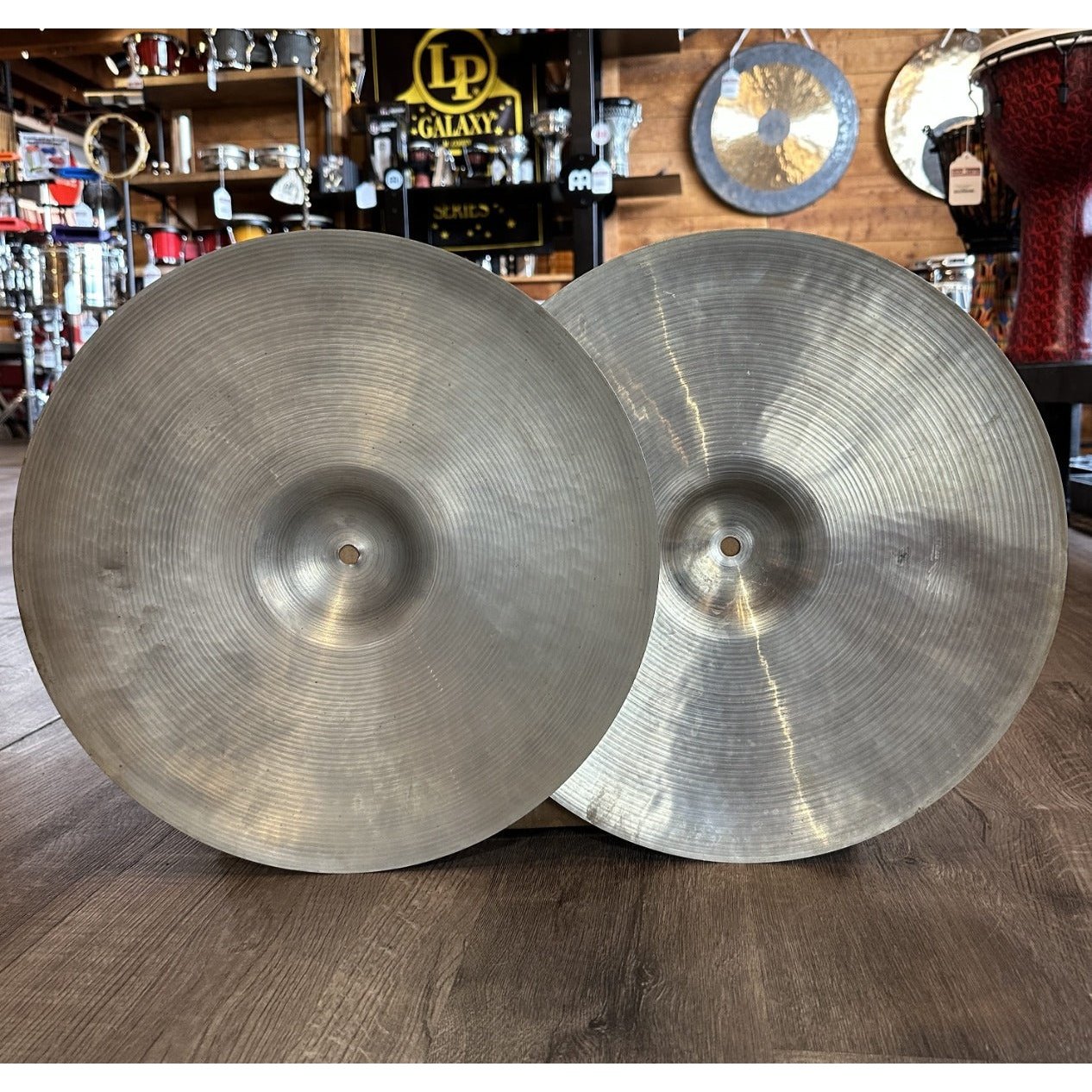 Used Vintage Paiste/Ludwig Standard Hi Hat Cymbals 15