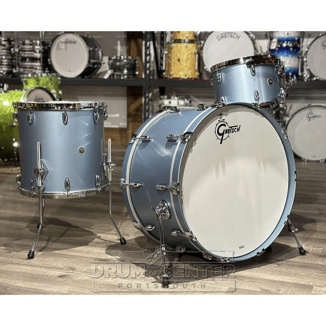 Gretsch Brooklyn 3pc Drum Set w/26BD Satin Ice Blue Metallic