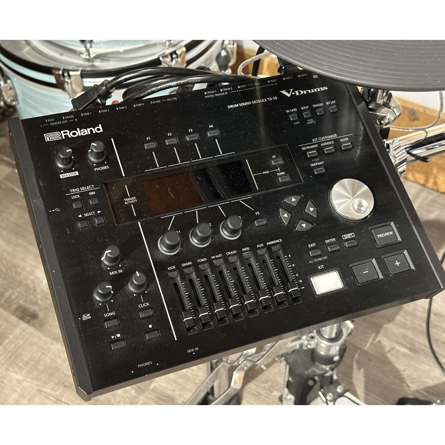 Used Roland 6pc V-Drum Set w/Upgrades