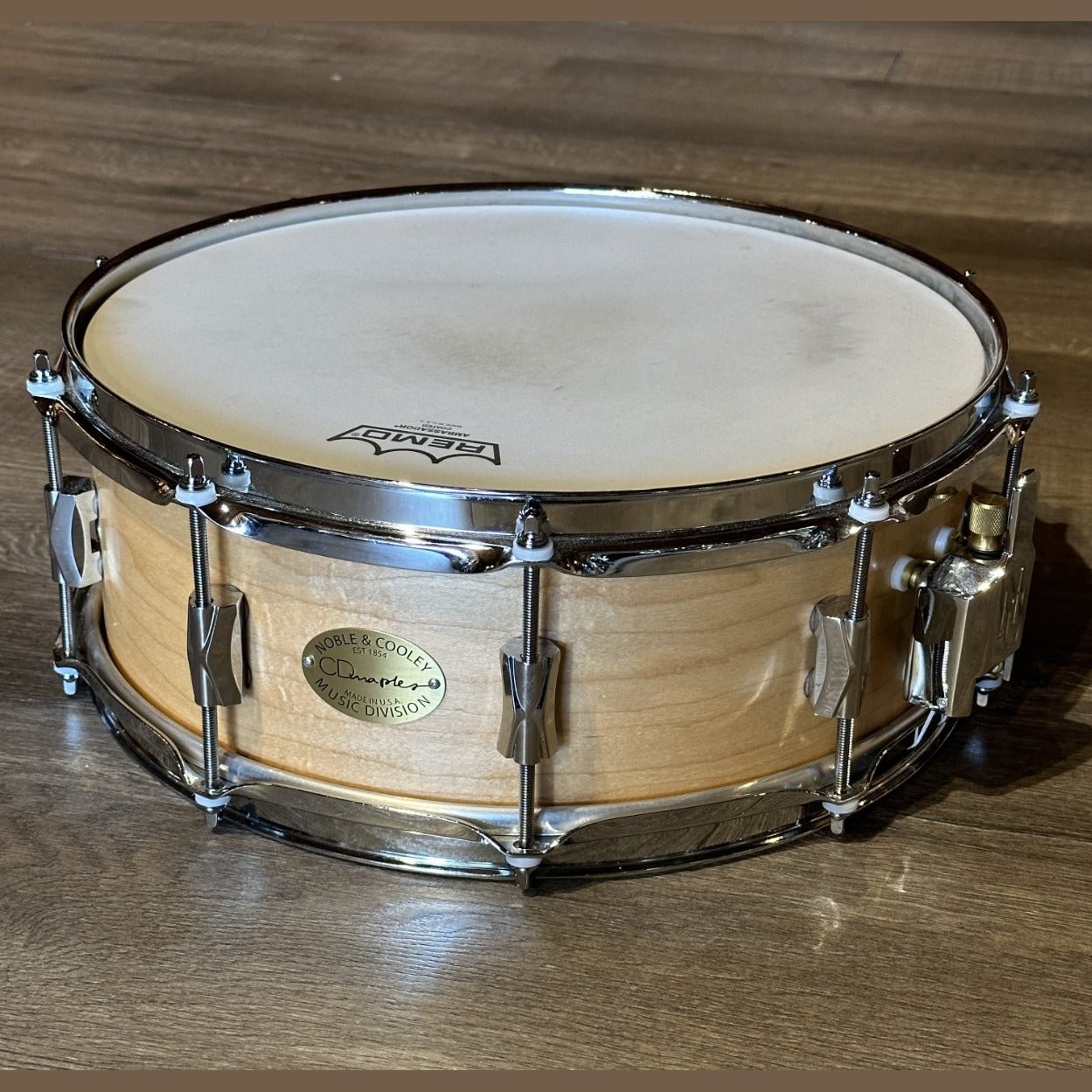 Used Noble & Cooley CD Maple Snare Drum Natural Oil 14x5