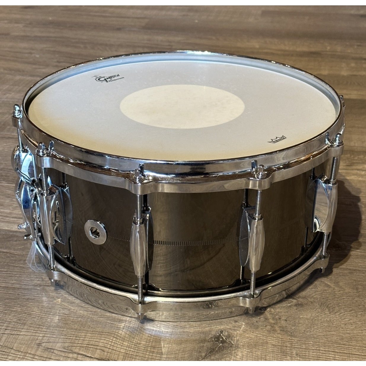 Used Gretsch USA Custom Solid Steel Snare Drum 14x6.5