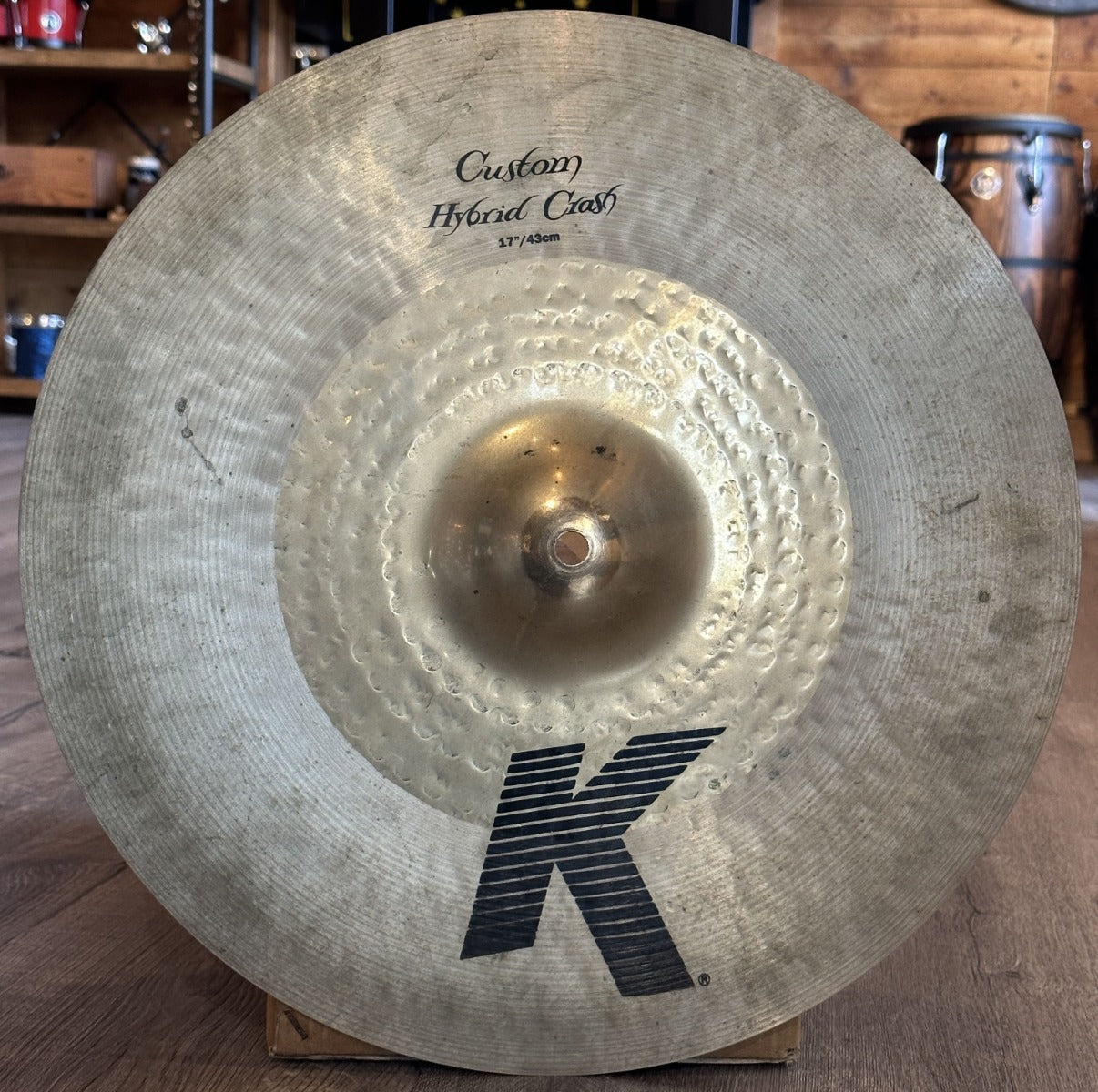 Used Zildjian K Custom Hybrid Crash Cymbal 17"