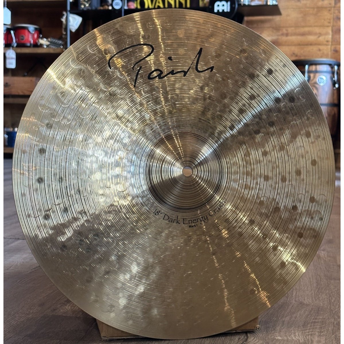 Used Paiste Signature Dark Energy Crash Cymbal 18"