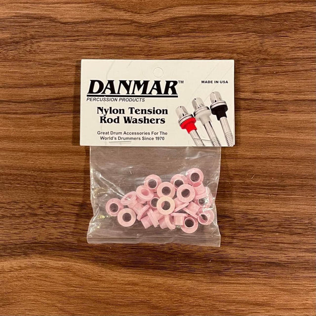 Danmar 20 Pack Nylon Tension Rod Washers - Pink