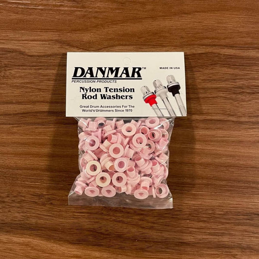 Danmar 100 Pack Nylon Tension Rod Washers - Pink
