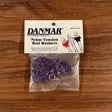 Danmar 20 Pack Nylon Tension Rod Washers - Purple