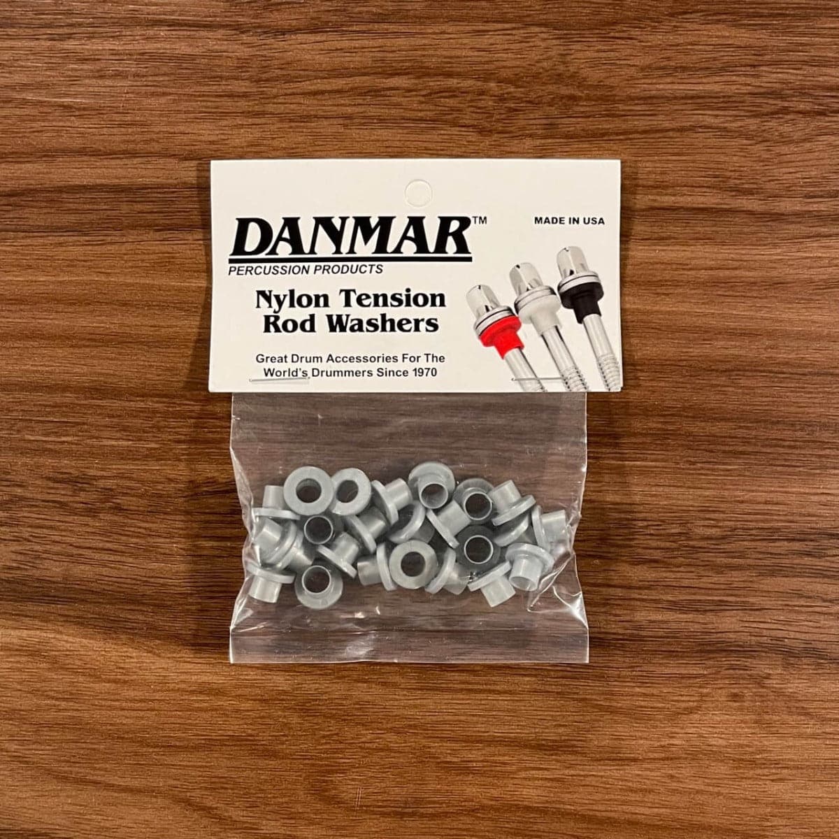 Danmar 20 Pack Nylon Tension Rod Washers - Silver