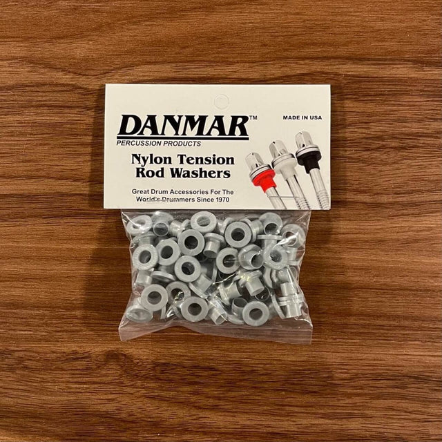 Danmar 50 Pack Nylon Tension Rod Washers - Silver