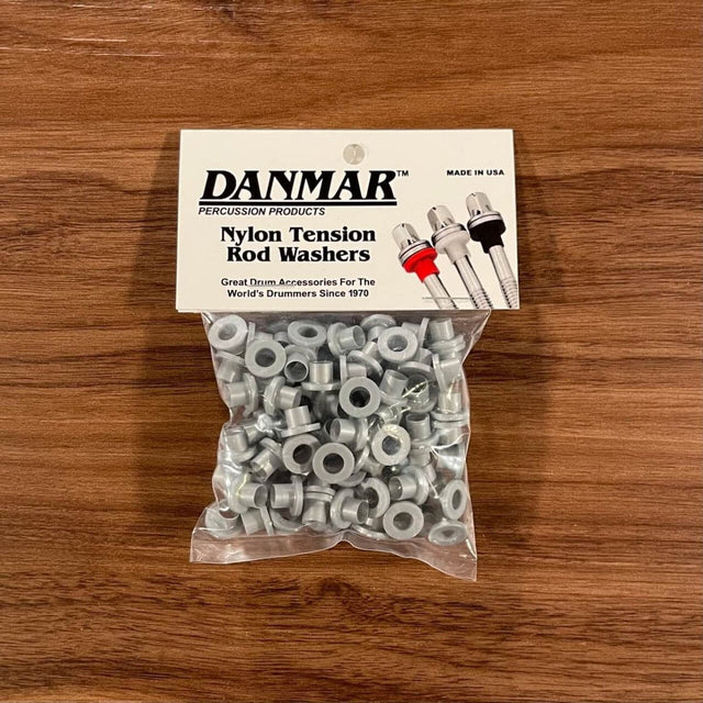 Danmar 100 Pack Nylon Tension Rod Washers - Silver