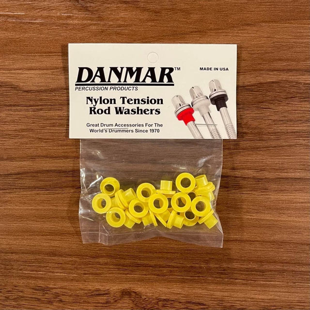 Danmar 20 Pack Nylon Tension Rod Washers - Yellow