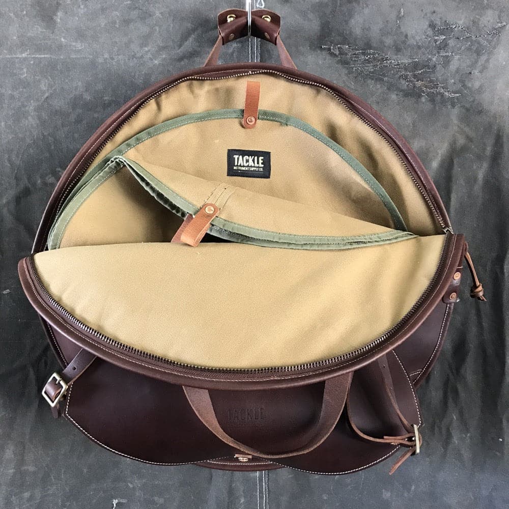 Tackle Instrument Supply Leather Backpack Cymbal Bag 24"