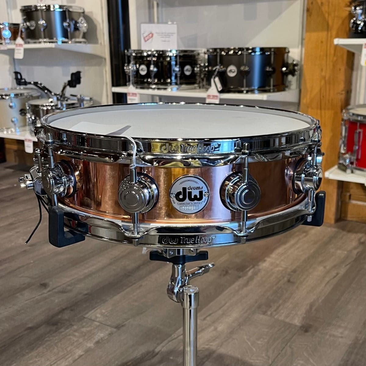 DW Collectors 3mm Copper Snare Drum 14x4 DEMO MODEL