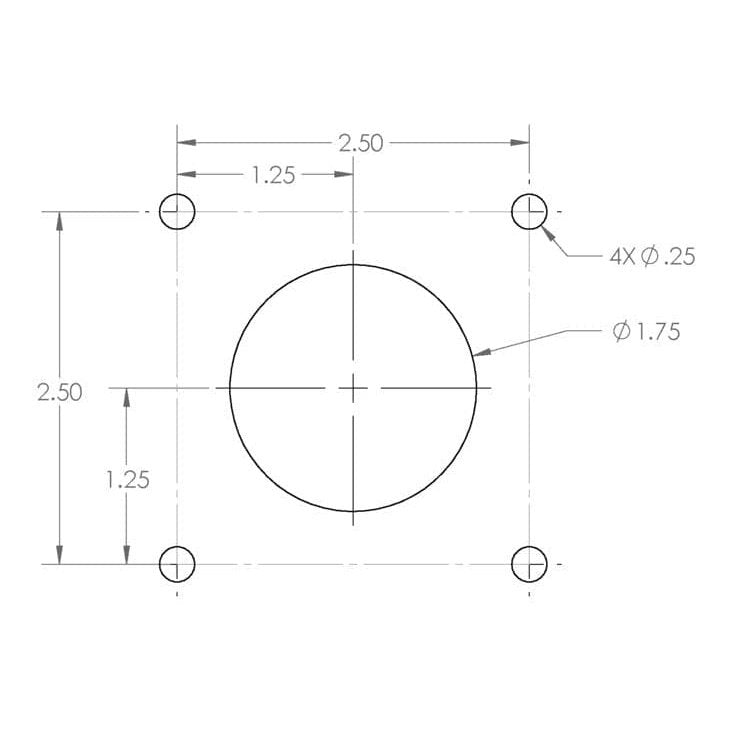 INDe Low Profile Plate-Mount Tom Holder