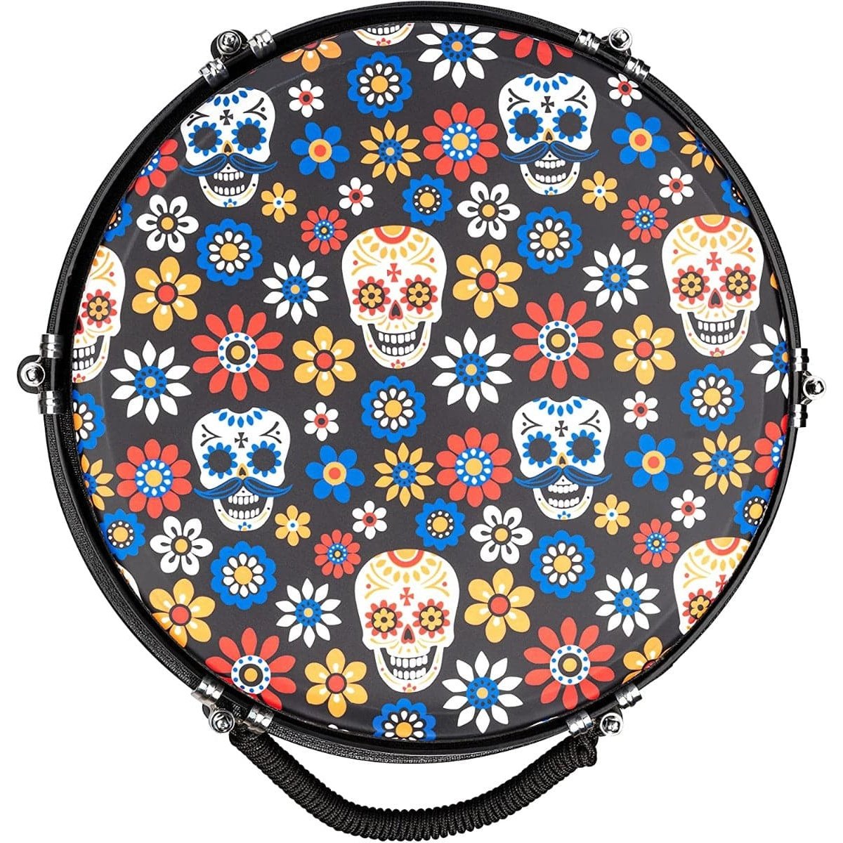 Meinl Jumbo Djembe 12" Day Of The Dead w/Matching Drum Head