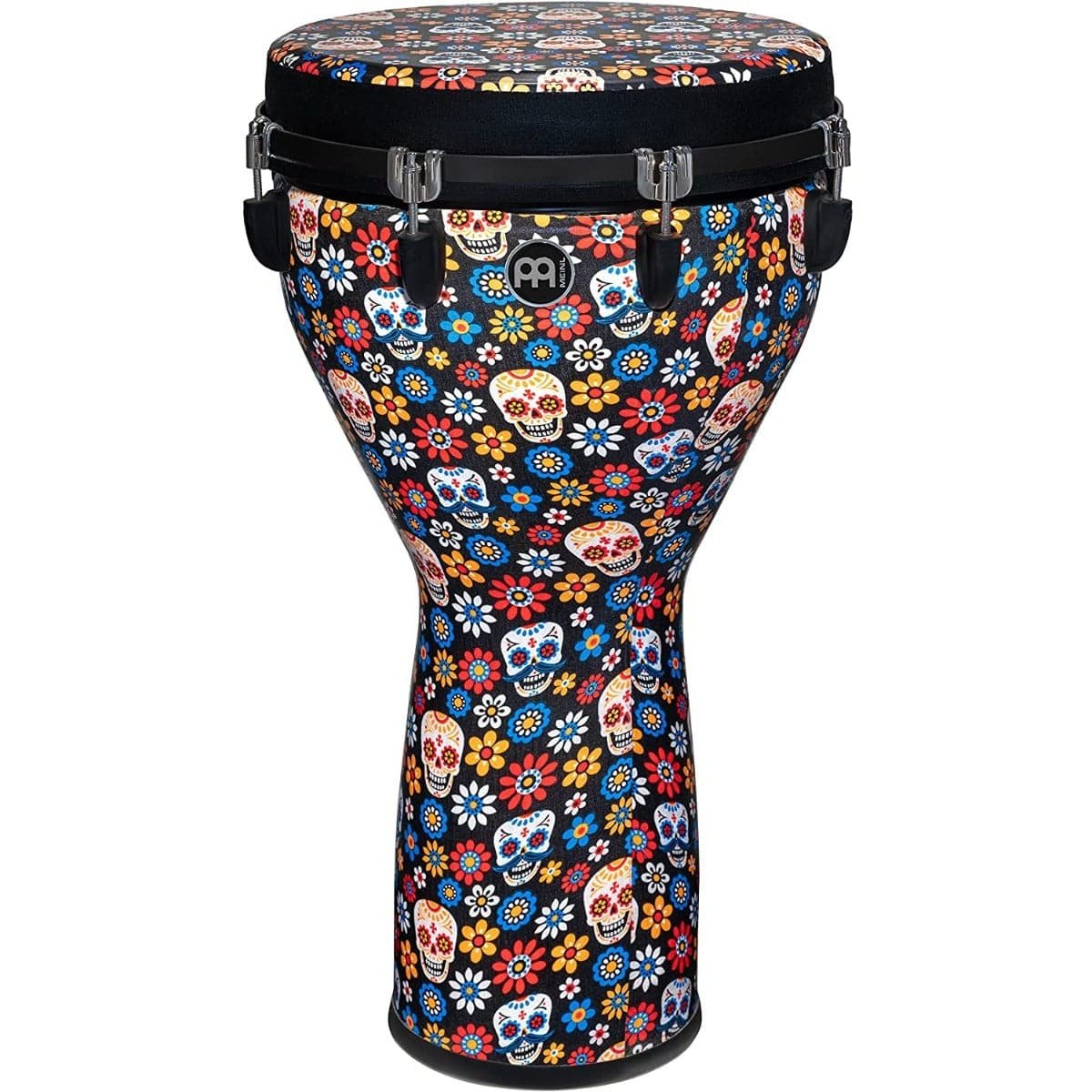 Meinl Jumbo Djembe 14" Day Of The Dead w/Matching Drum Head