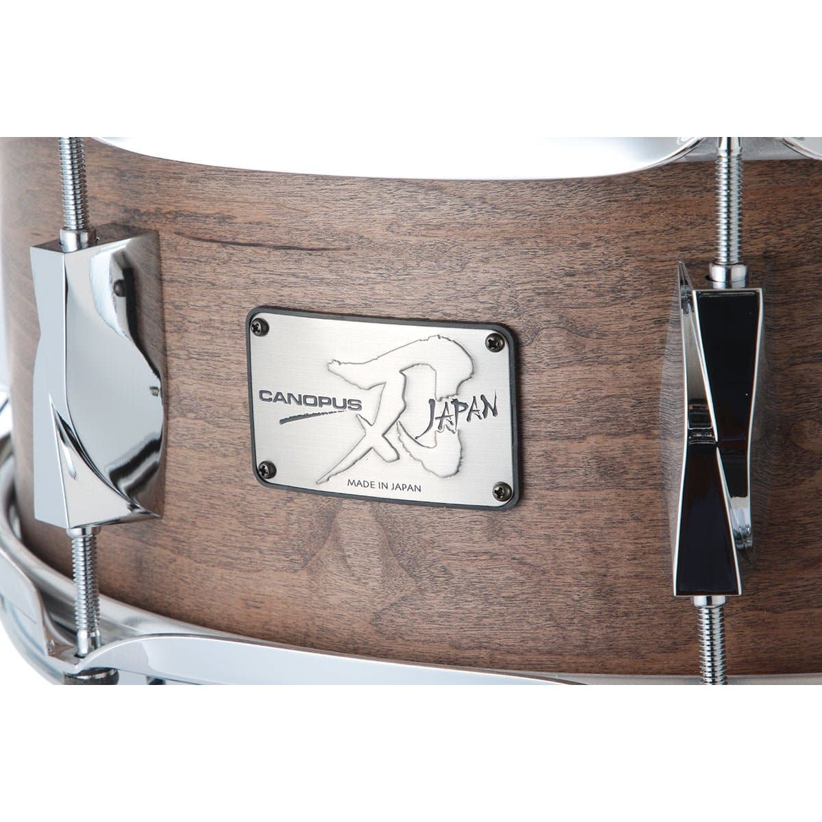 Canopus Yaiba Maple Snare Drum 14x5.5 Matte Antique Chestnut