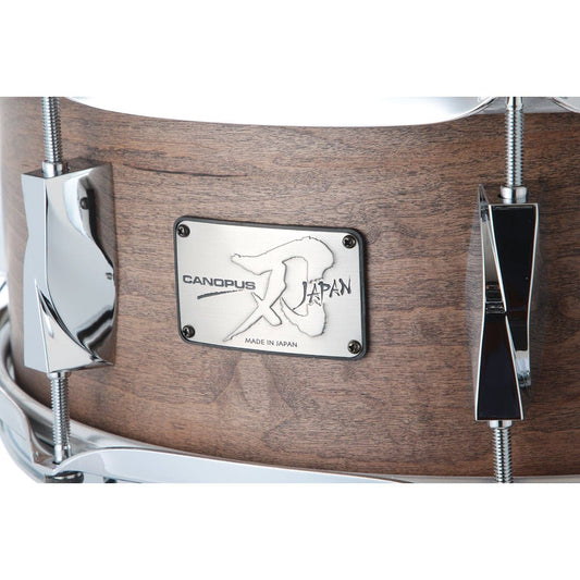 Canopus Yaiba Maple Snare Drum 14x5.5 Matte Antique Chestnut